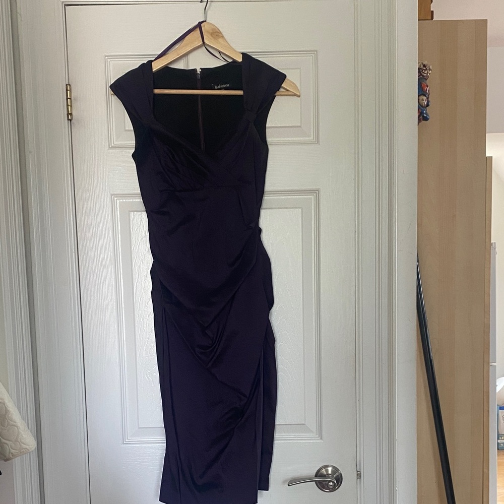 Le Chateau Elegant Purple Women's Dress